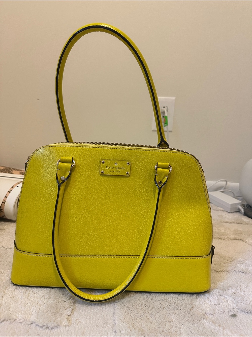 kate spade Bright Yellow Dome Satchel